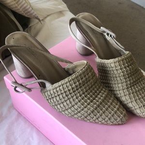 Rachel Comey Sola Pointed Toe Lilac Slingbacks